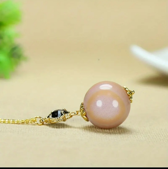 Elegant & Unique Natural Jade Necklace Clavicle Chain Bead Pendant - Picture 5 of 7